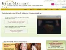 Tablet Screenshot of heartmastery.com